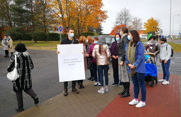 Šiandien surengta tylaus protesto eisena prieš Jonavos ligoninės reorganizavimą