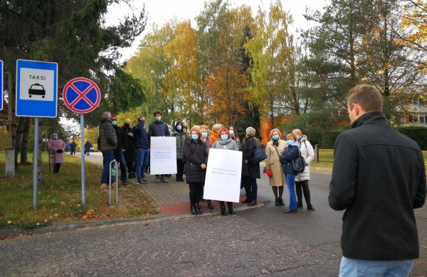 Šiandien surengta tylaus protesto eisena prieš Jonavos ligoninės reorganizavimą