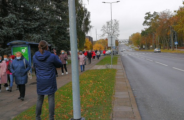 Šiandien surengta tylaus protesto eisena prieš Jonavos ligoninės reorganizavimą