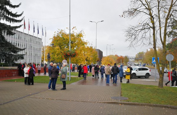 Šiandien surengta tylaus protesto eisena prieš Jonavos ligoninės reorganizavimą