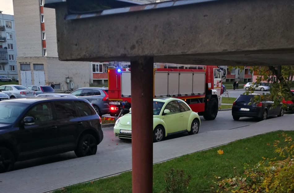 Į Ruklos Piliakalnio gatvę skubėjo pagalbos tarnybos