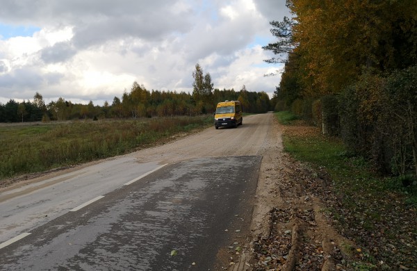 Asfalto tikėjęsi gyventojai dar turės palaukti