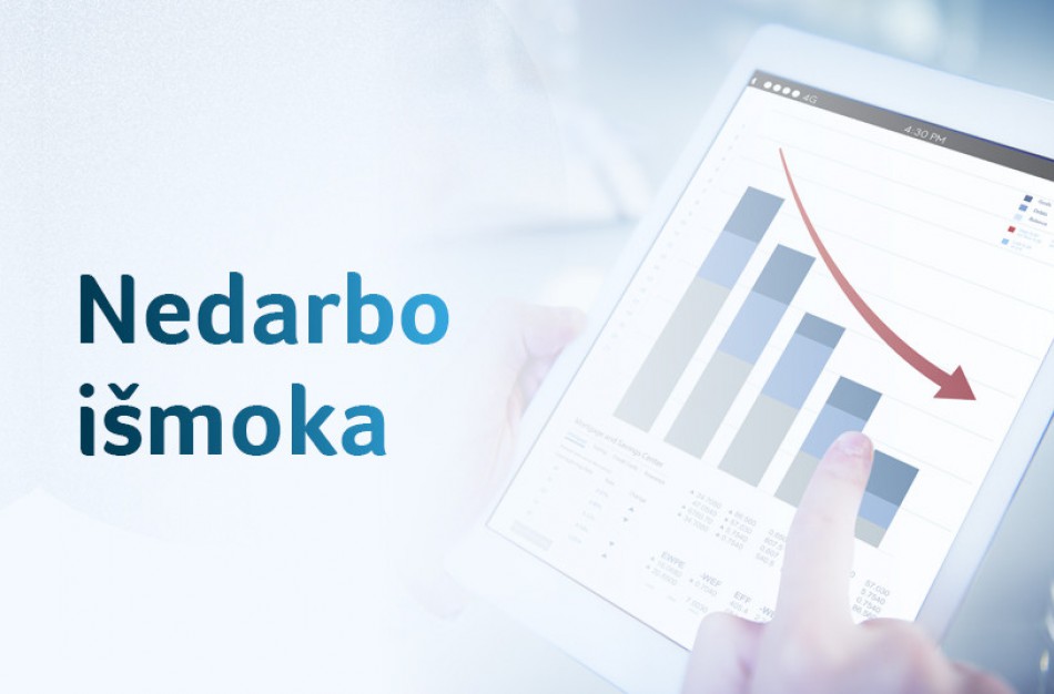 Nedarbo išmokų gavėjų skaičius mažėja, naują darbą randa vidutiniškai per 5 mėnesius