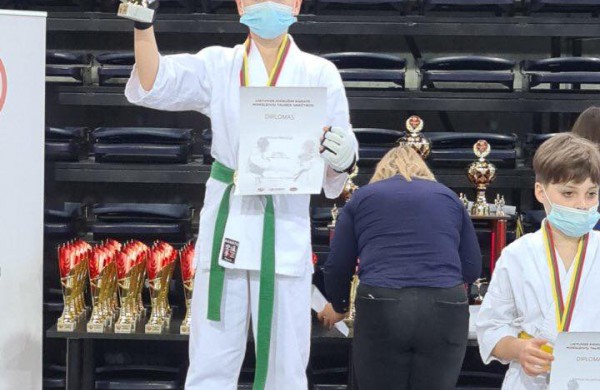 Jonavos kyokushin karate ,,Kumite" klubo atstovai iš Kėdainių parsivežė ne vieną medalį