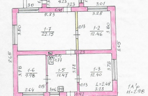 Gyvenamojo namo su ūkiniu pastatu ir sklypu Žiedo g. 4, Preišiogalėlės k., Kulvos sen., pardavimo aukcionas