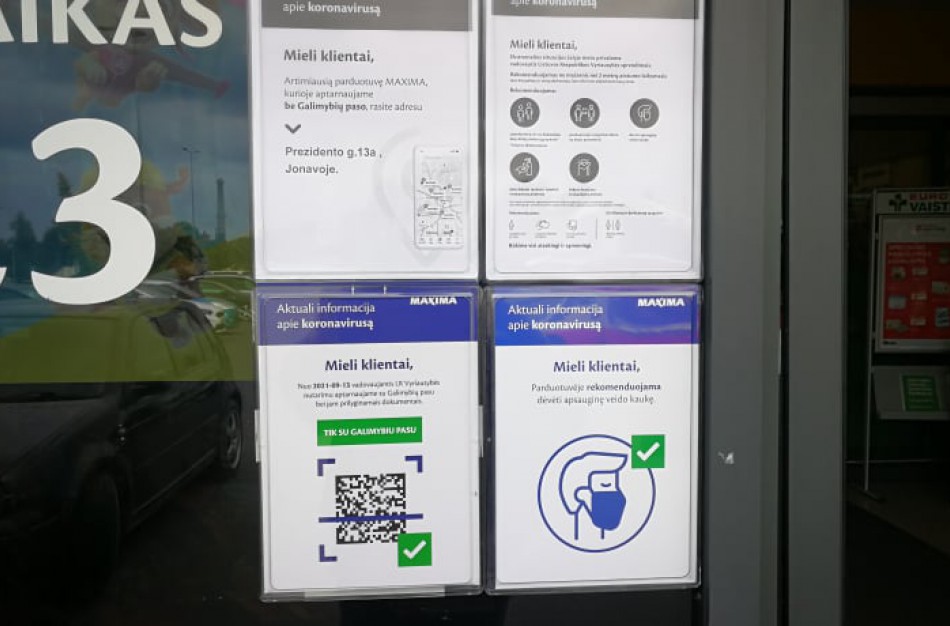 Į Maximą neįleista jonavietė: skiepytis negaliu, testuojuosi, bet apsipirkti draudžia