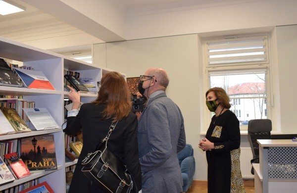 Lapkričio 10-oji Jonavos viešojoje bibliotekoje buvo skiriama Čekijos ir Lietuvos draugystei