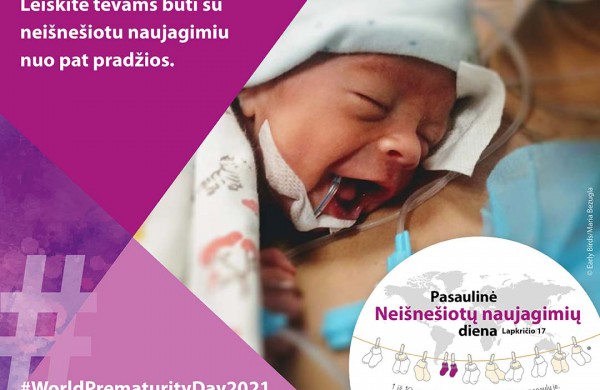 Purpurinė savaitė: kodėl svarbu neatskirti ankstuko nuo tėvų?