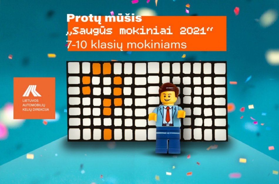 Pirmą kartą organizuojamame protų mūšyje „Saugūs mokiniai 2021“ dalyvaus ir jonaviečiai