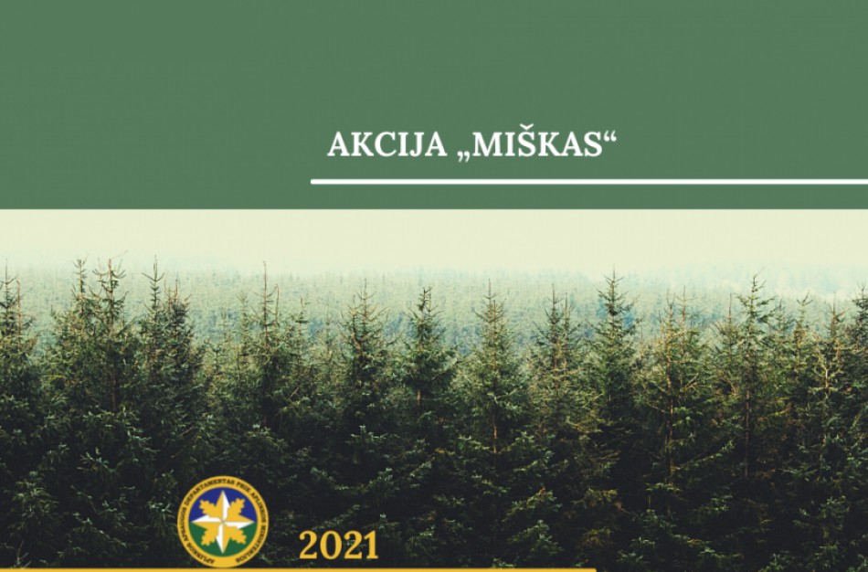 Lapkričio 20-ąją prasidėjo nauja aplinkosauginė akcija „Miškas“