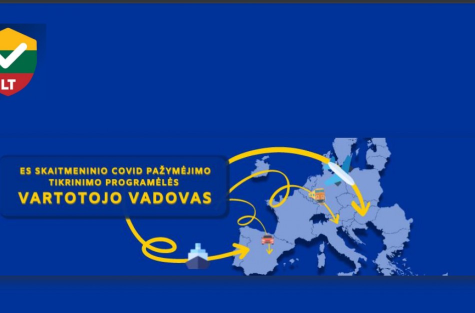 Patikrinti ES skaitmeninius COVID pažymėjimus ir Galimybių pasus nuo šiol bus paprasčiau