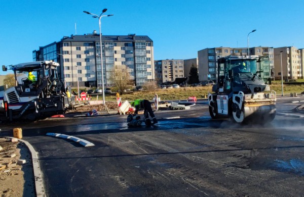Artimiausiomis dienomis jau važiuosime Rimkų naująja žiedine sankryža