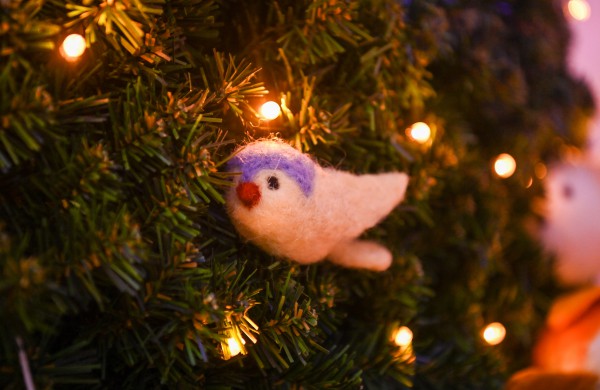 Prezidentas ir ponia Diana įžiebė pagrindinę Prezidentūros kalėdinę eglutę