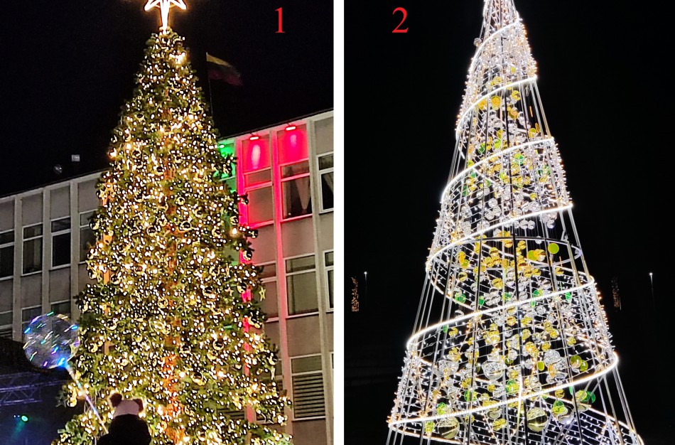 Kuri eglutė gražesnė – Santarvės aikštėje ar Joninių slėnyje?