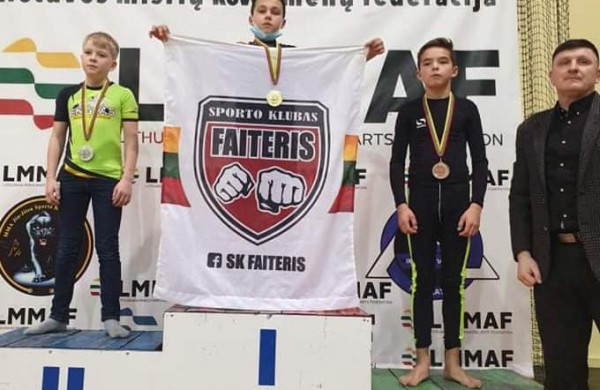 Lietuvos MMA čempionate SK ,,Faiteris" sportininkai pelnė ne vieną prizinę vietą