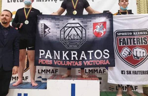 Lietuvos MMA čempionate SK ,,Faiteris" sportininkai pelnė ne vieną prizinę vietą