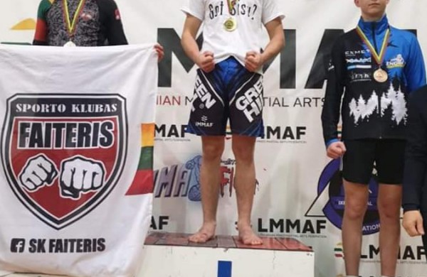 Lietuvos MMA čempionate SK ,,Faiteris" sportininkai pelnė ne vieną prizinę vietą
