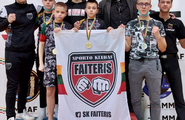 Lietuvos MMA čempionate SK ,,Faiteris" sportininkai pelnė ne vieną prizinę vietą