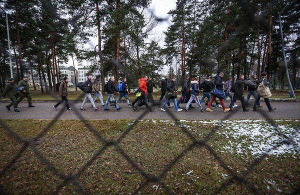 Į Mokomąjį pulką atvyko šauktiniai savanoriai