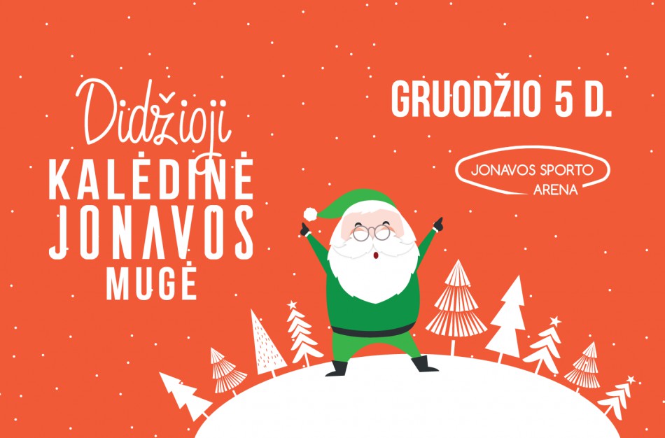 Jonavos sporto arena virs kalėdiniu miesteliu