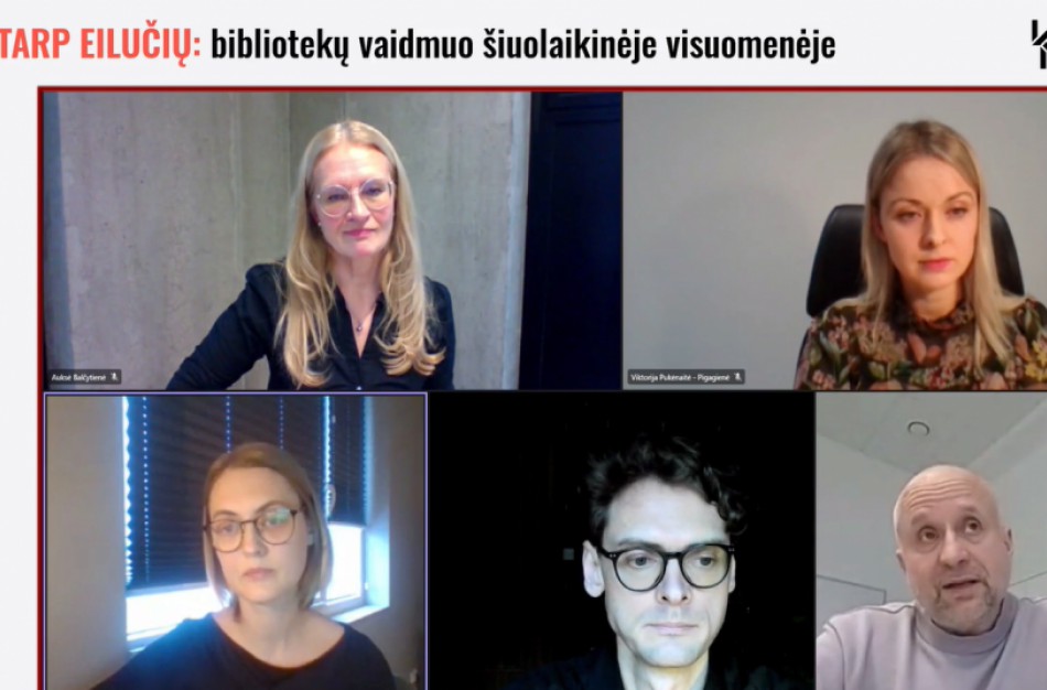 Diskusija „Tarp eilučių“: kokios bibliotekos reikia šiuolaikinei visuomenei?