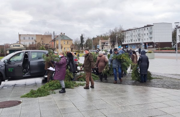 Miesto centre vyksta akcija „Parsinešk Kalėdas į savo namus“