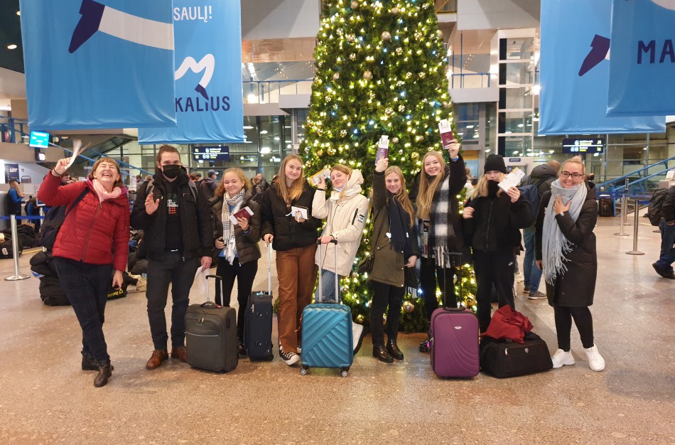 Senamiesčio gimnazistai mokėsi Prancūzijoje