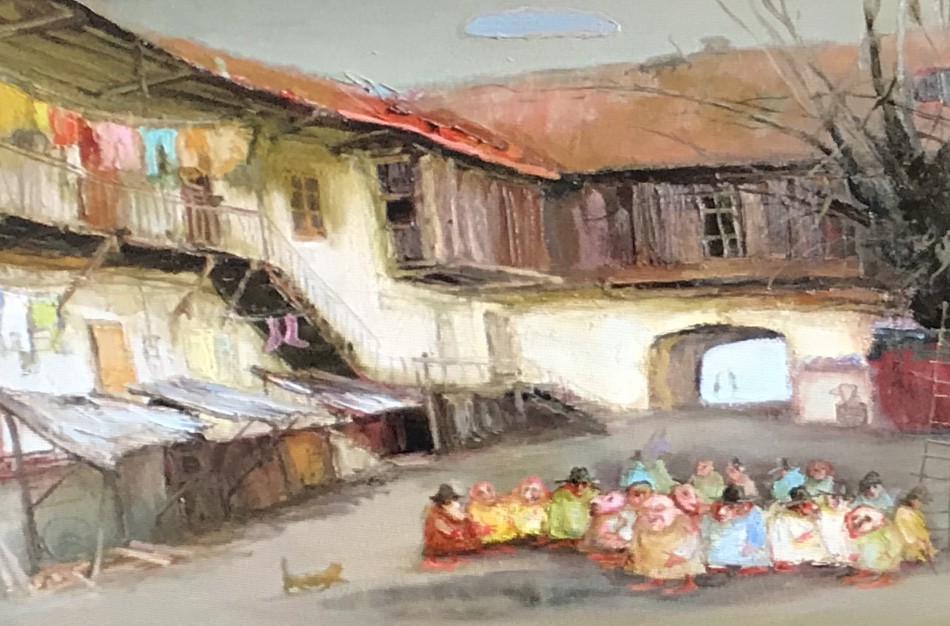 Seime - jonaviečio dailininko V. Buto darbų paroda „Buvęs Vilnius“