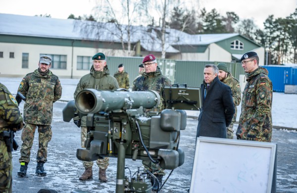 Lietuvoje viešintis Vokietijos kariuomenės vadas: Rukloje dislokuoto NATO priešakinių pajėgų bataliono pasirengimas šiuo metu yra aukščiausiame lygyje