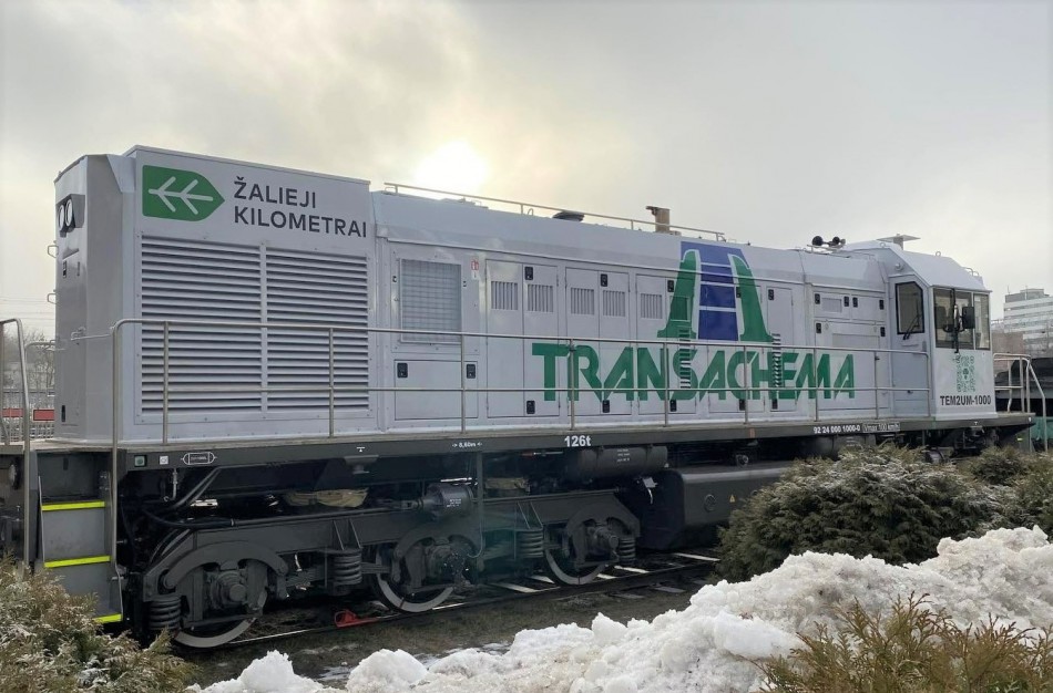 „Transachema“ įsigijo modernizuotą manevrinį lokomotyvą