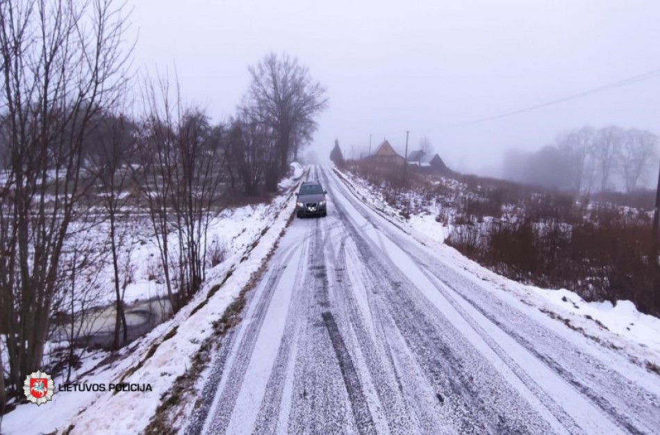 Gruodžio 22-ąją Jonavoje neišvengta eismo įvykių