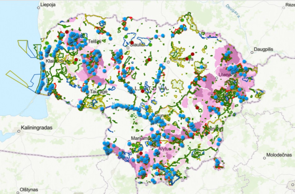 Ieškant pusiausvyros tarp kraštovaizdžio apsaugos ir vėjo energetikos plėtros, paruoštas aiškus vertingiausių kraštovaizdžių žemėlapis