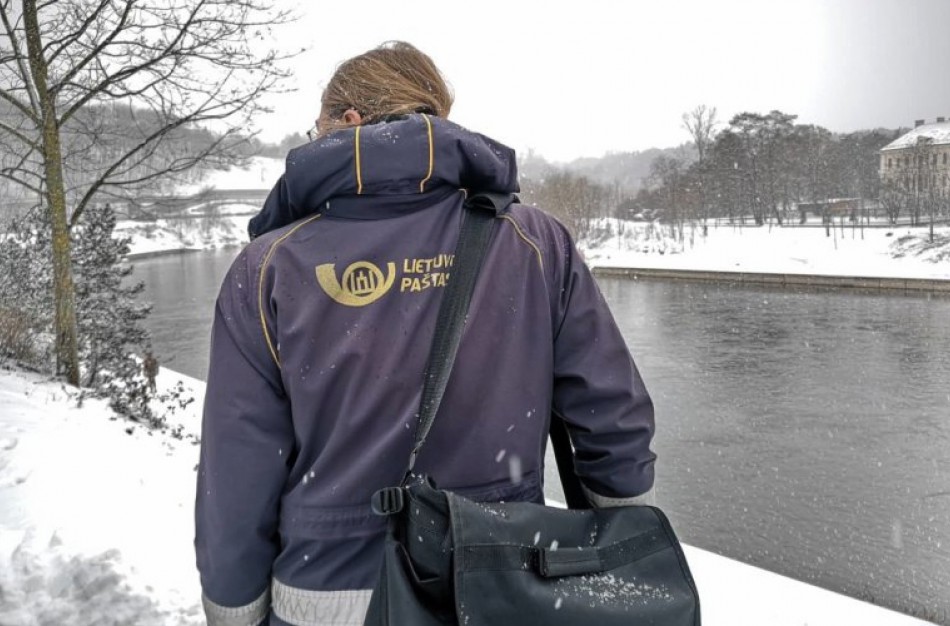 Lietuvos paštas perspėja: dėl gausaus sniego gali sutrikti paslaugos