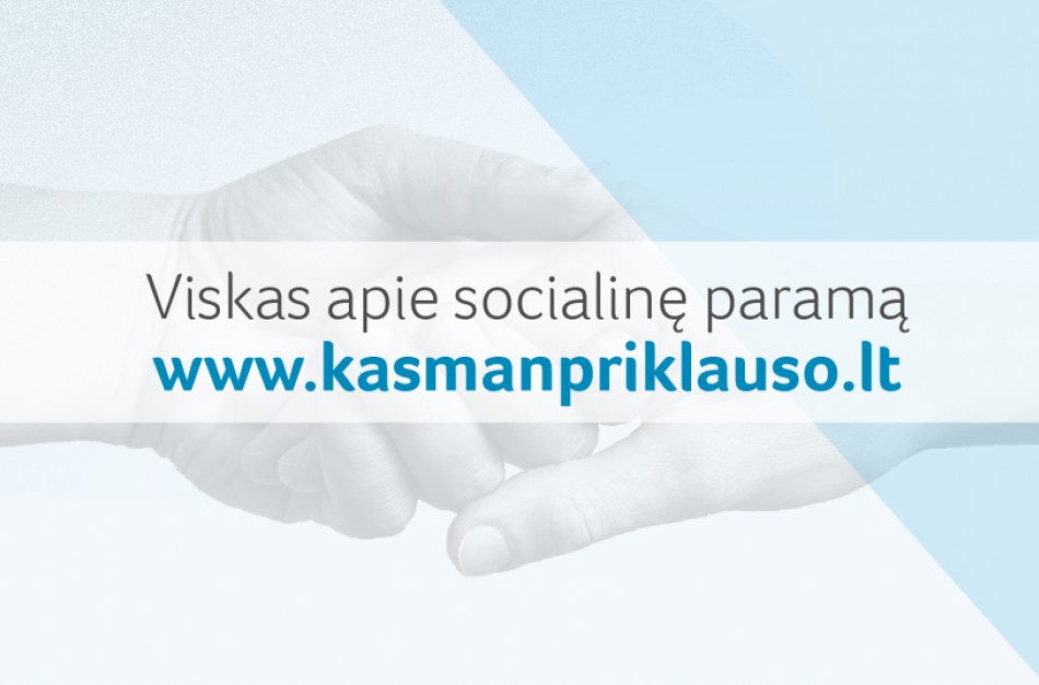 Viskas apie išmokas ir socialines paslaugas skirtingais gyvenimo atvejais – www.kasmanpriklauso.lt