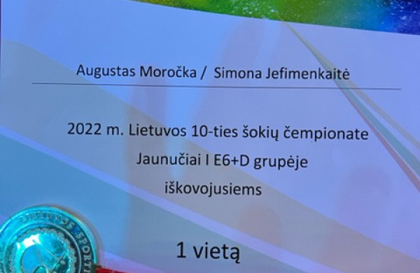 Jonavos vardas skambėjo skelbiant geriausias Lietuvos šokėjų poras