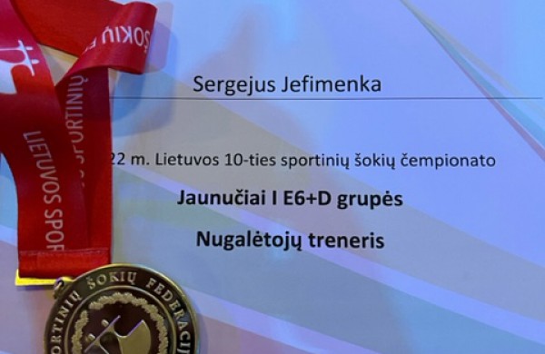 Jonavos vardas skambėjo skelbiant geriausias Lietuvos šokėjų poras