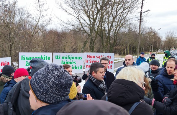 Achemoje vyksta streikas