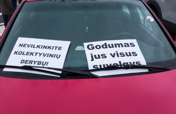 Achemoje vyksta streikas