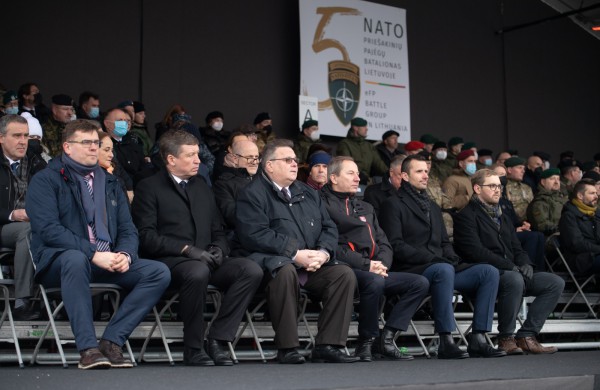 Ministras A. Anušauskas: penkmetį Lietuvoje dislokuotos NATO priešakinės pajėgos – sąjungininkų solidarumo ir įsipareigojimo kolektyvinei gynybai įrodymas
