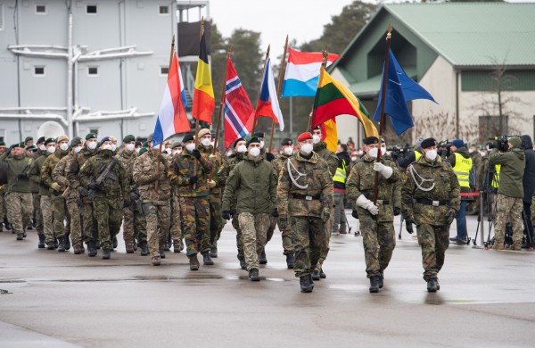 Ministras A. Anušauskas: penkmetį Lietuvoje dislokuotos NATO priešakinės pajėgos – sąjungininkų solidarumo ir įsipareigojimo kolektyvinei gynybai įrodymas