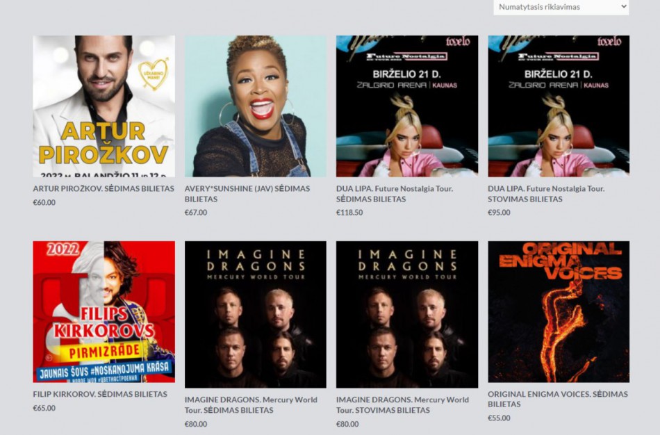 Kai kuriems gyventojams teks nusivilti – į pasaulinio lygio koncertus nebevyks