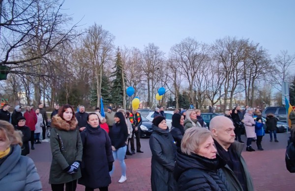 Jonavoje - Ukrainai palaikyti skirta akcija (nuotraukų galerija)