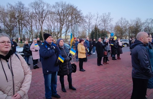 Jonavoje - Ukrainai palaikyti skirta akcija (nuotraukų galerija)