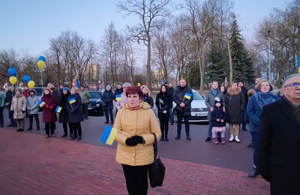 Jonavoje - Ukrainai palaikyti skirta akcija (nuotraukų galerija)