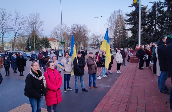 Jonavoje - Ukrainai palaikyti skirta akcija (nuotraukų galerija)