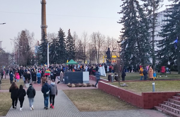 Jonavoje - Ukrainai palaikyti skirta akcija (nuotraukų galerija)