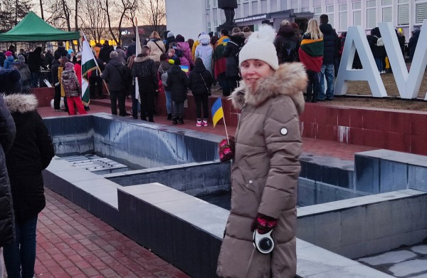 Jonavoje - Ukrainai palaikyti skirta akcija (nuotraukų galerija)