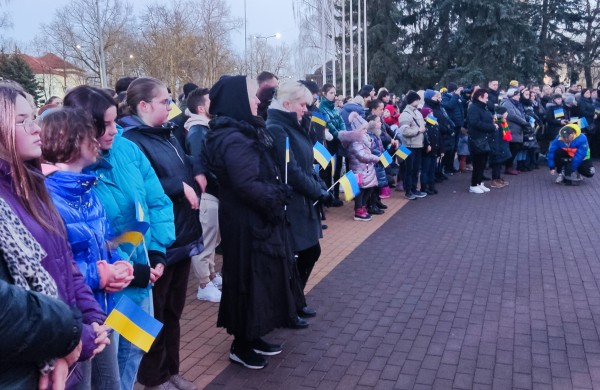 Jonavoje - Ukrainai palaikyti skirta akcija (nuotraukų galerija)