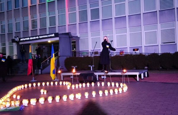 Jonavoje - Ukrainai palaikyti skirta akcija (nuotraukų galerija)