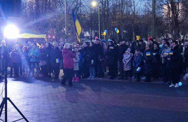 Jonavoje - Ukrainai palaikyti skirta akcija (nuotraukų galerija)